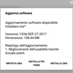 Aggiornamento V20D-SEP-27-2017 per LG G5